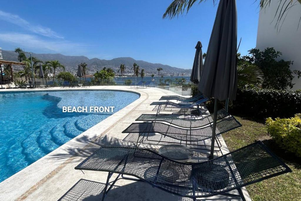 Hermoso Departamento Cerca De La Quebrada Acapulco Buitenkant foto